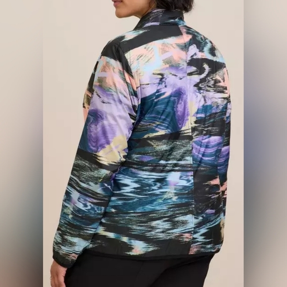 Happy Camper By Torrid‎ Colorful Abstract Women's Jacket - Picture 2 of 9